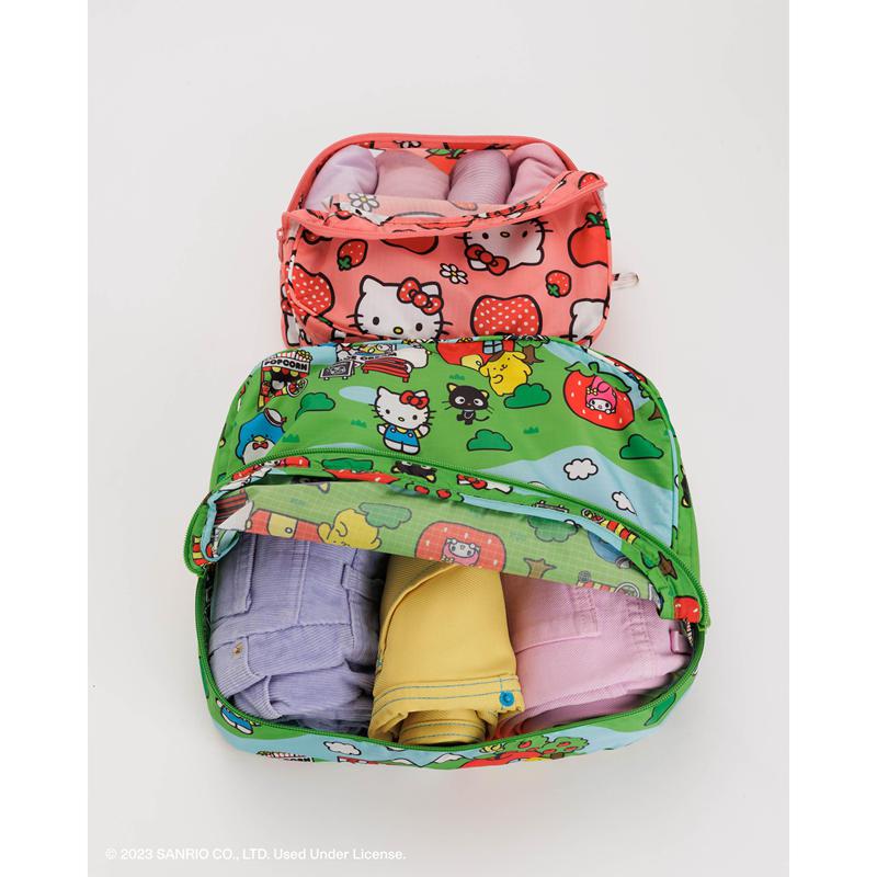 Sanrio Hello Kitty and Friends xgu Packing Cube Set (Apples + Friends) Sanrio Characters Bags  USA |  KOFMW-9160
