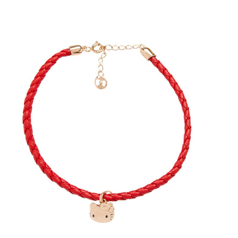 Sanrio Hello Kitty x Chow Tai Fook Classic 18K Gold Red Sanrio Characters Bracelet  USA |  OMVJT-3452