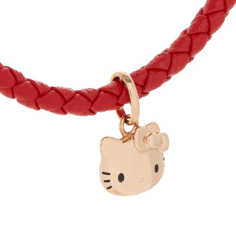 Sanrio Hello Kitty x Chow Tai Fook Classic 18K Gold Red Accessories Bracelet  USA |  JTBGZ-0821