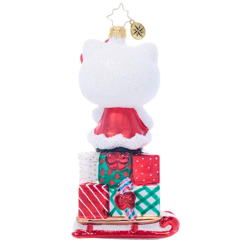 Sanrio Hello Kitty x Christopher Radko Handmade (Happy Holidays) Sanrio Characters Glasses  USA |  WMVRG-5601