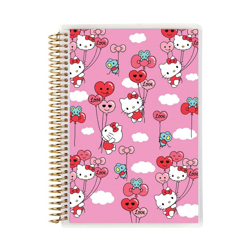 Sanrio Hello Kitty x Erin Condren Balloons A5 Coiled Sanrio Characters Notebook  USA |  EPXLW-8310