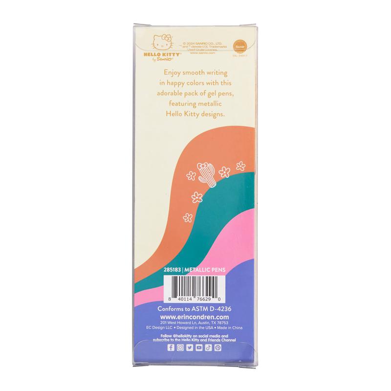 Sanrio Hello Kitty x Erin Condren Gel Clicks (Set of 5) Sanrio Characters Pen  USA |  QDXMP-8307