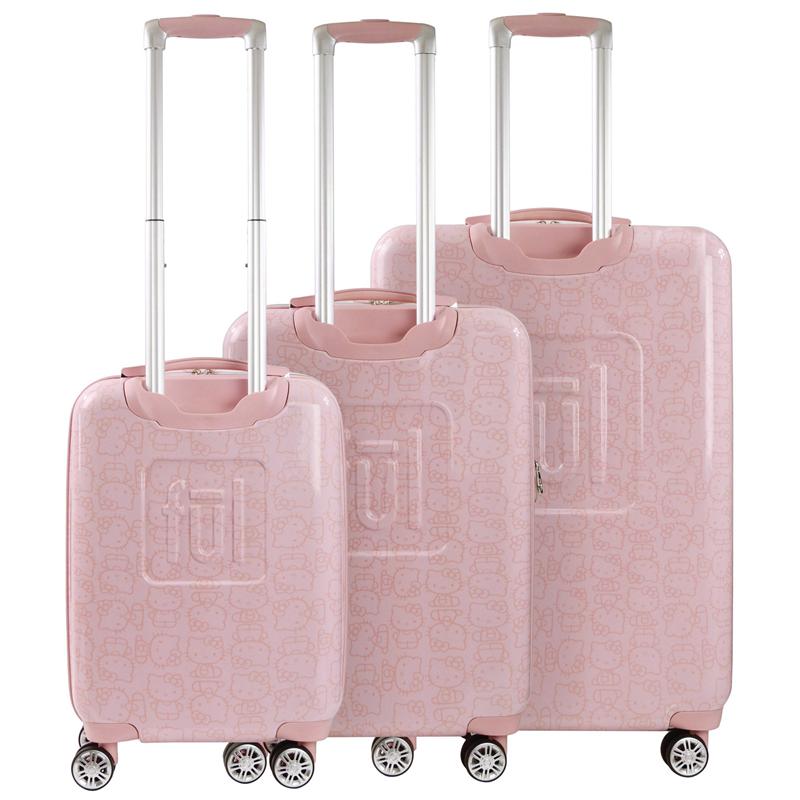 Sanrio Hello Kitty x FUL Pose 3-Pc Hardshell (Pink) Sanrio Characters Luggage  USA |  CETFN-1287