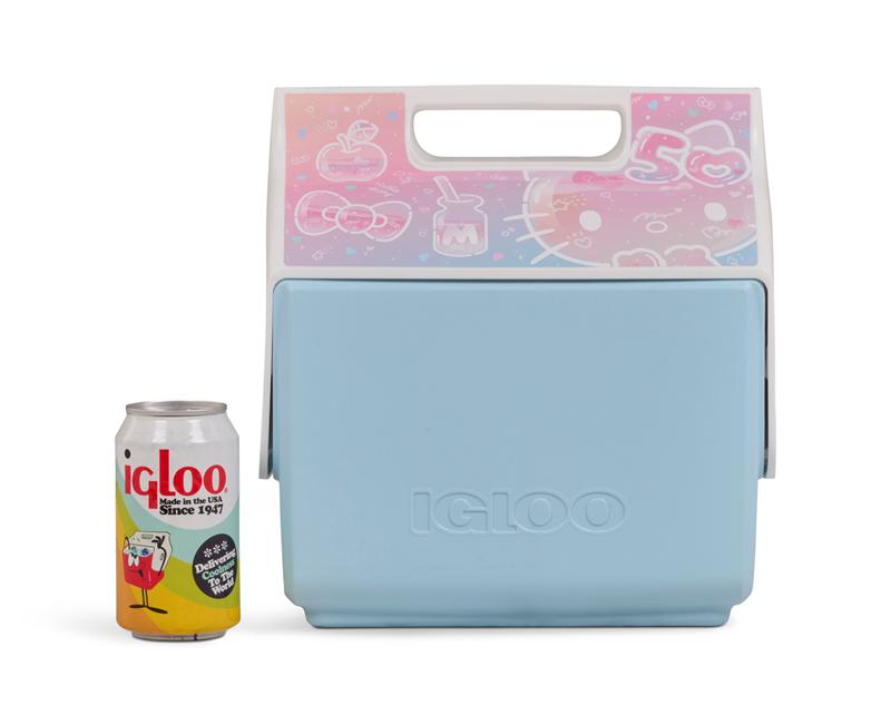 Sanrio Hello Kitty x Igloo 50th Anniversary Little Playmate 7 Qt Sanrio Characters Cooler  USA |  MCFKR-4965