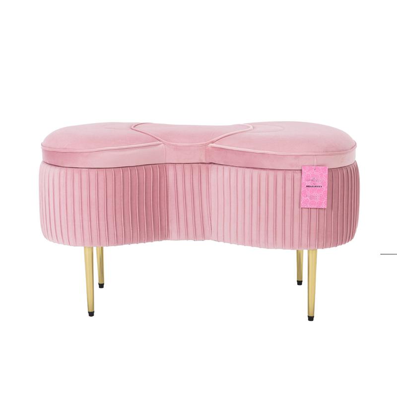 Sanrio Hello Kitty x Impressions Vanity Bow Sanrio Characters Storage Bench  USA |  XIZHT-5938