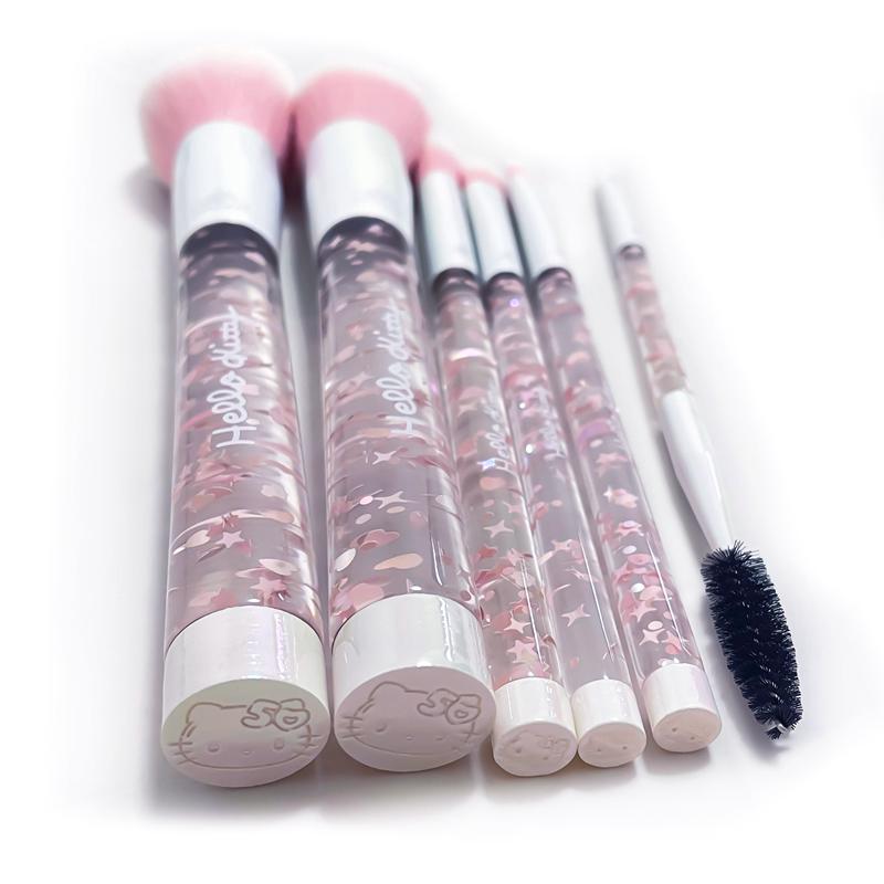 Sanrio Hello Kitty x Impressions Vanity 50th Anniv. 6-Pc Brush Sanrio Characters Gift Set  USA |  CEANH-7920