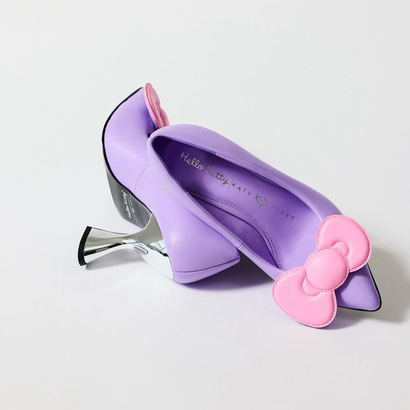 Sanrio Hello Kitty x Katy Perry Bow(Purple) Sanrio Characters Heel  USA |  IZJKN-2395