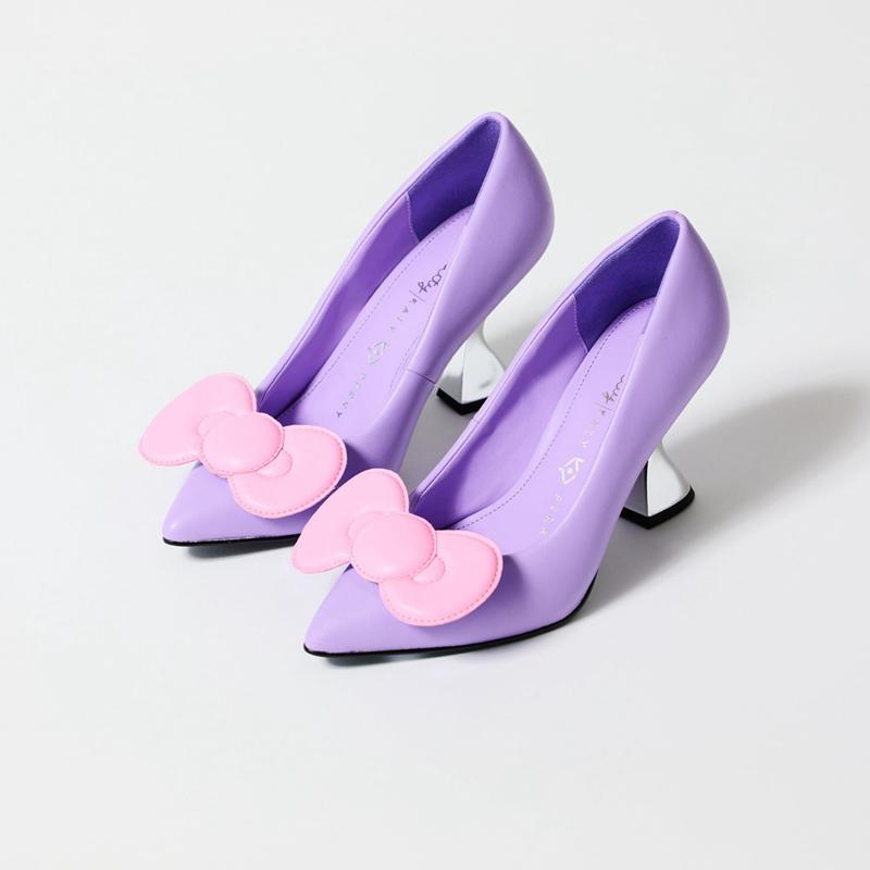 Sanrio Hello Kitty x Katy Perry Bow(Purple) Sanrio Characters Heel  USA |  IZJKN-2395