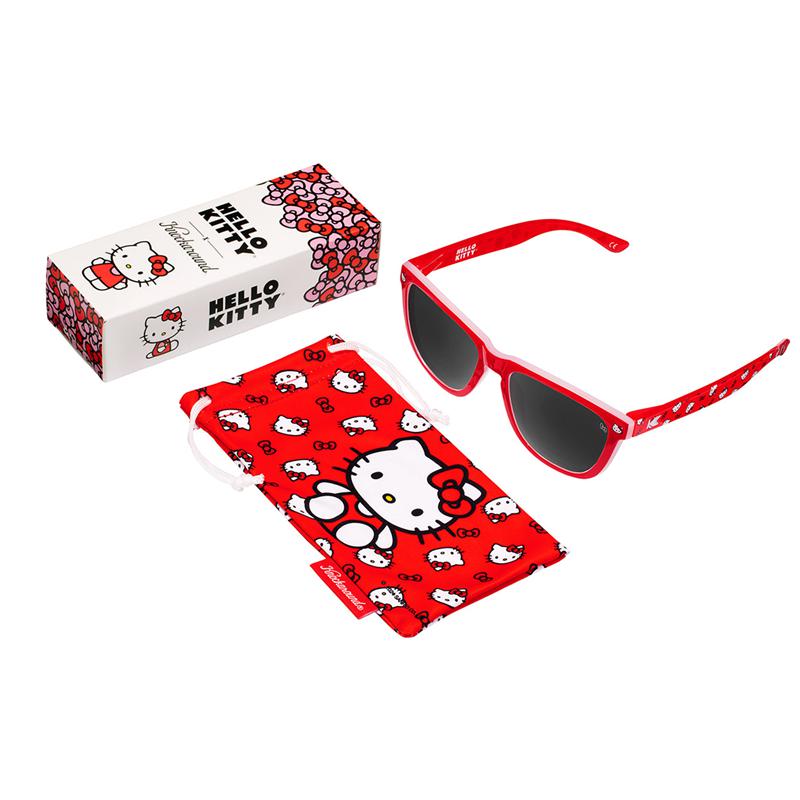 Sanrio Hello Kitty x Knockaround Classic Red Sun(Premiums) Sanrio Characters Sunglasses  USA |  CKYHL-2538