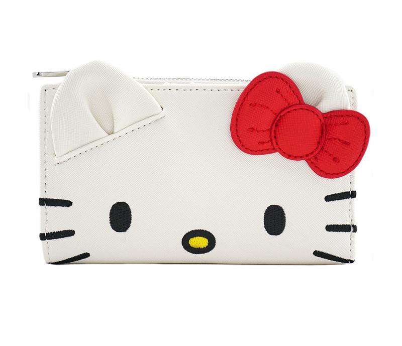 Sanrio Hello Kitty x Loungefly Classic Face Bifold Bags Wallet  USA |  VELCT-6714