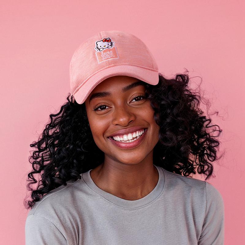 Sanrio Hello Kitty x Love Your Melon Speckled Hero (Pink) Accessories Caps  USA |  PYWOG-4937