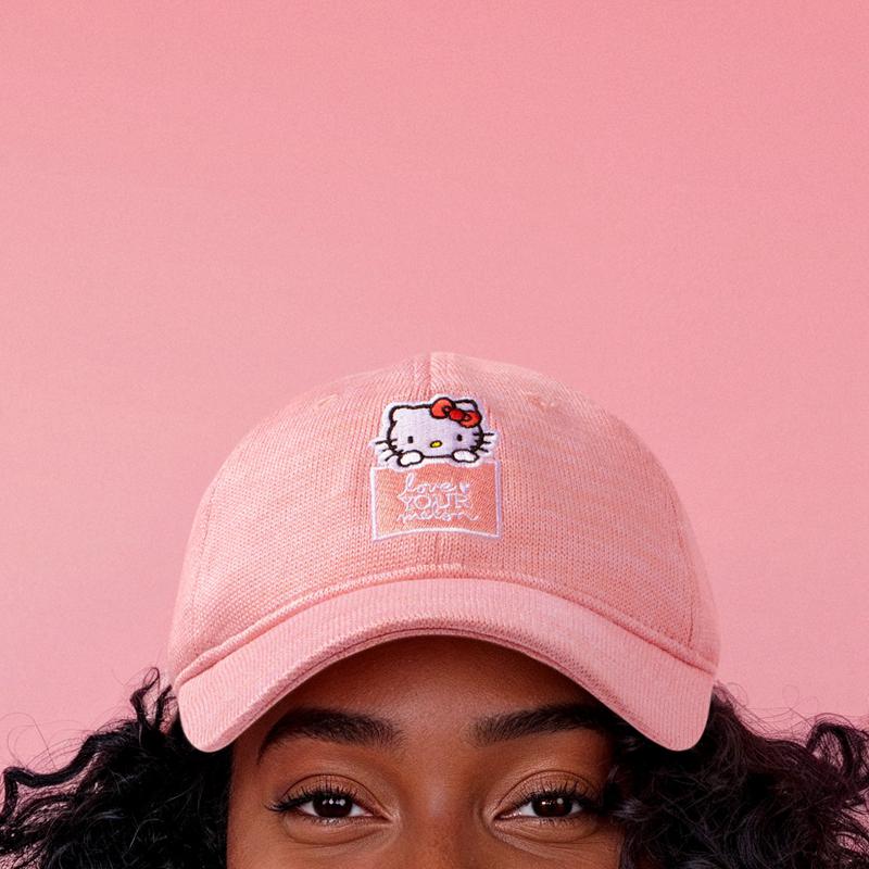 Sanrio Hello Kitty x Love Your Melon Speckled Hero (Pink) Accessories Caps  USA |  PYWOG-4937