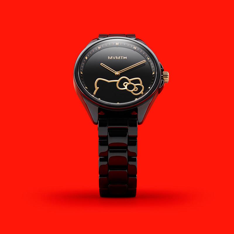 Sanrio Hello Kitty x MVMT Coronada (Gloss Black) Sanrio Characters Watch  USA |  LHSZR-1982