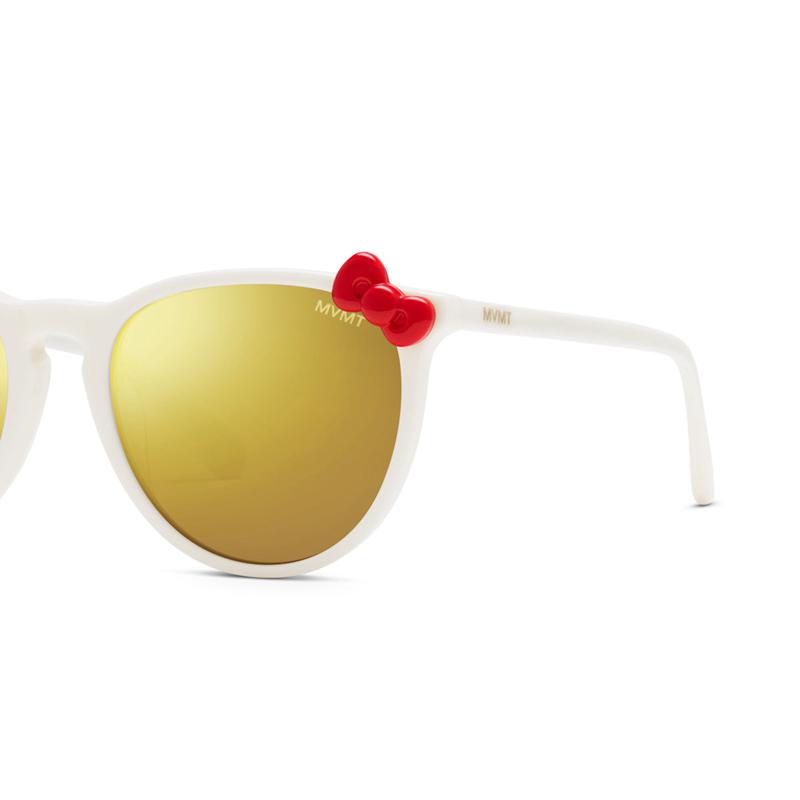 Sanrio Hello Kitty x MVMT Ingram Sun(Glossy White) Sanrio Characters Sunglasses  USA |  AXMFY-2943