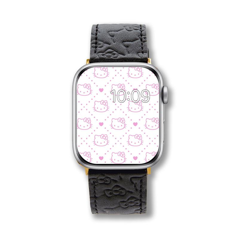 Sanrio Hello Kitty x Sonix Classic Black Leather Band Accessories Watch  USA |  SVKEC-4715