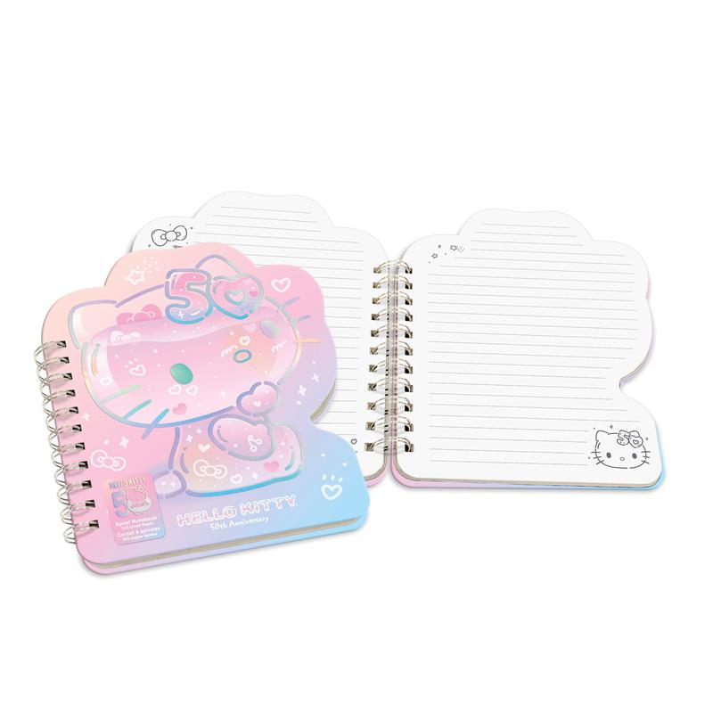 Sanrio Hello Kitty x Studio Oh! 50th Anniversary Die-Cut Spiral Sanrio Characters Notebook  USA |  SOWAN-7489