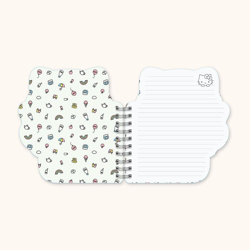 Sanrio Hello Kitty x Studio Oh! Classic Blue Die-Cut Sanrio Characters Notebook  USA |  EOUDX-6059