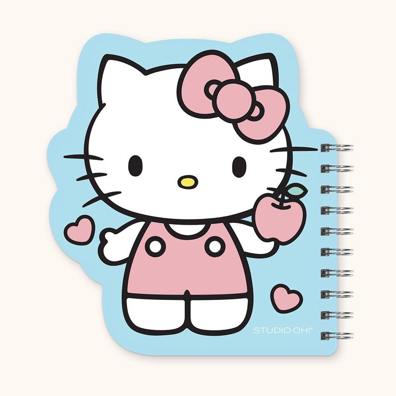 Sanrio Hello Kitty x Studio Oh! Classic Blue Die-Cut Sanrio Characters Notebook  USA |  EOUDX-6059