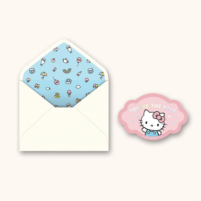 Sanrio Hello Kitty x Studio Oh! Thank You Deluxe Greeting Card Sanrio Characters Greeting Card  USA |  CWAXU-6357