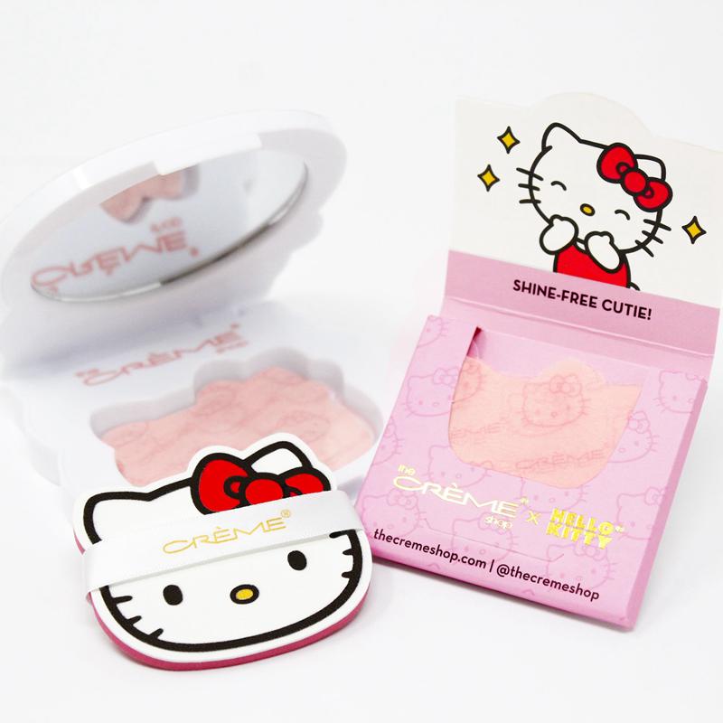 Sanrio Hello Kitty x The Crème Shop Mattifying Blotting Paper +ed Sanrio Characters Mirror  USA |  AQVCY-4259