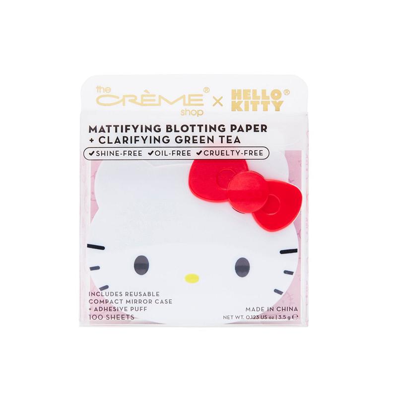 Sanrio Hello Kitty x The Crème Shop Mattifying Blotting Paper +ed Sanrio Characters Mirror  USA |  AQVCY-4259