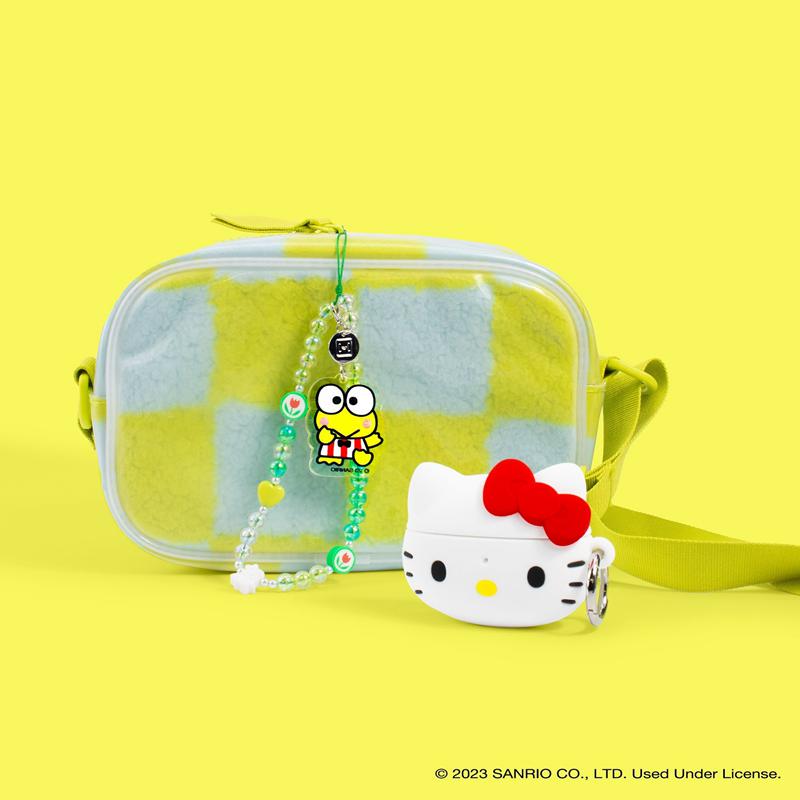 Sanrio Keroppi Beaded Charm Mobile Phone Sanrio Characters Wrist Straps  USA |  HIDBN-4530