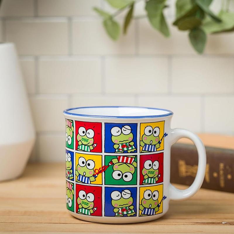 Sanrio Keroppi Ceramic (Grid Pose) Sanrio Characters Mug  USA |  CKIQR-9462