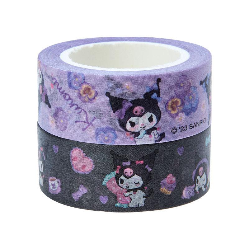 Sanrio Kuromi 2-Piece Washi Tape Set Sanrio Characters Tape Set  USA |  IQRMB-0825