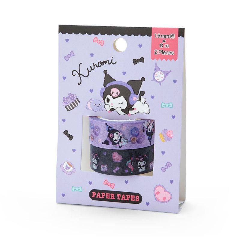 Sanrio Kuromi 2-Piece Washi Tape Set Sanrio Characters Tape Set  USA |  IQRMB-0825