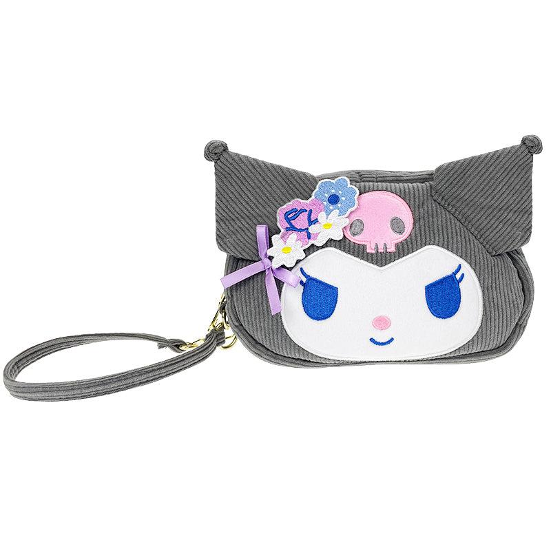 Sanrio Kuromi 2-Way (Charming Florals Series) Bags Wristlet  USA |  BNJEK-1436
