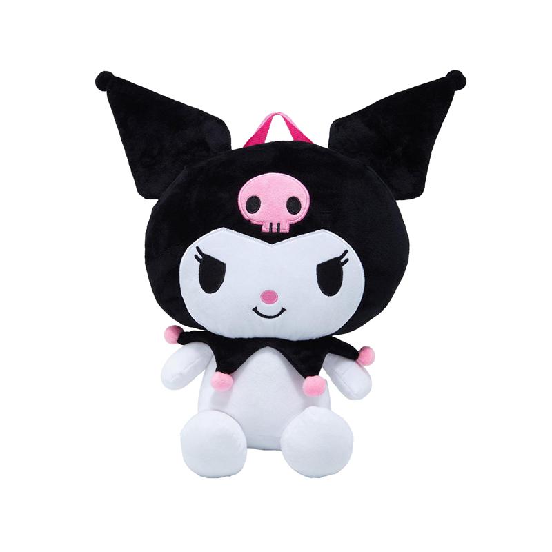 Sanrio Kuromi Classic Plush Sanrio Characters Backpack  USA |  YHXBV-5681