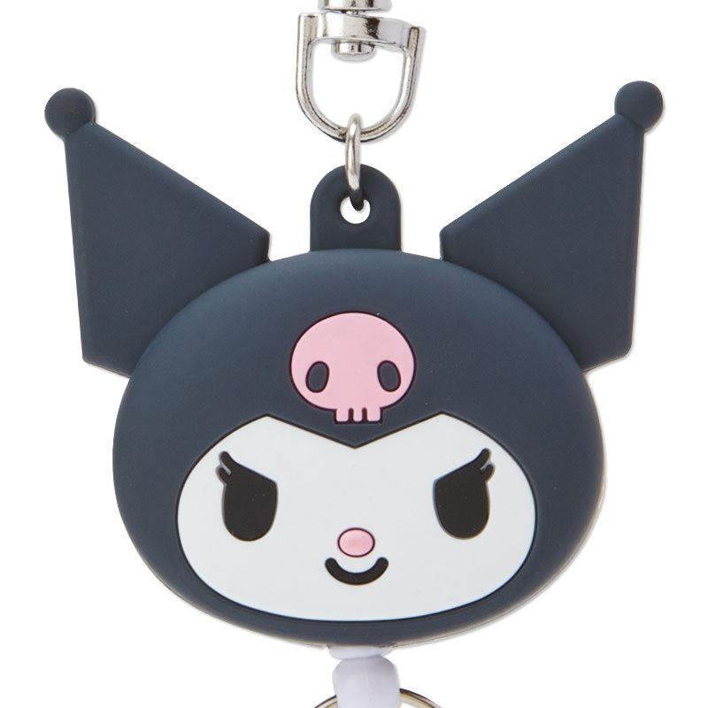 Sanrio Kuromi Face Reel Sanrio Characters Badge  USA |  EHROZ-9583
