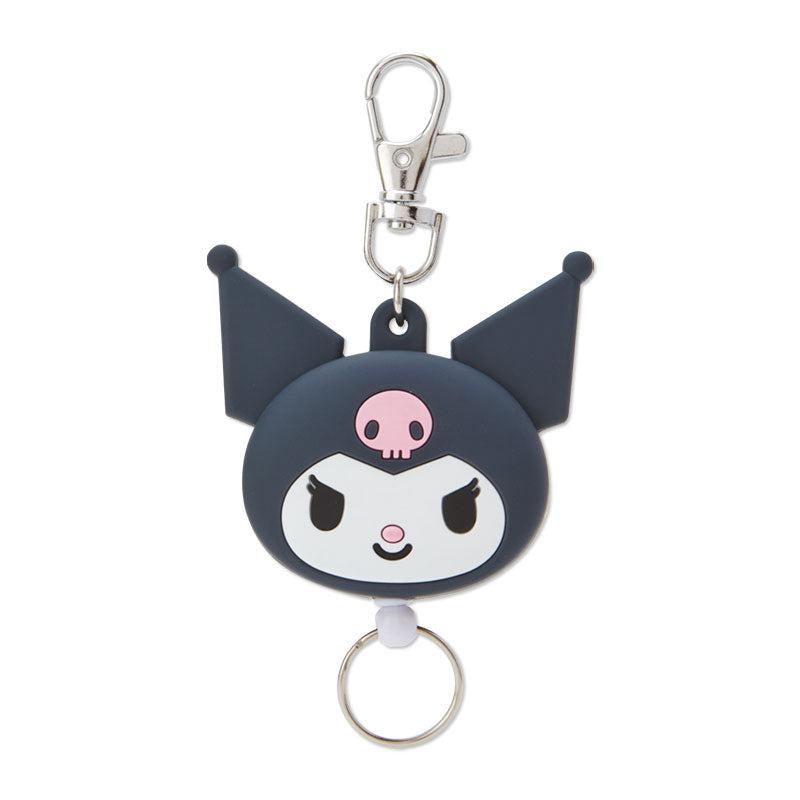 Sanrio Kuromi Face Reel Sanrio Characters Badge  USA |  EHROZ-9583