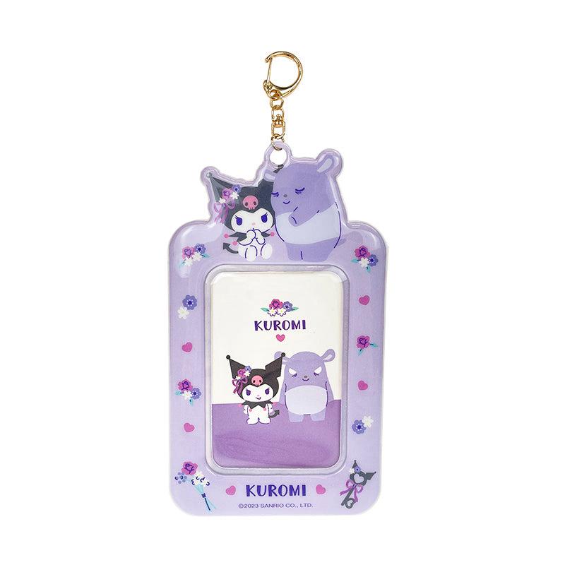 Sanrio Kuromi ID (Charming Florals Series) Sanrio Characters Badge  USA |  UPXKZ-9710