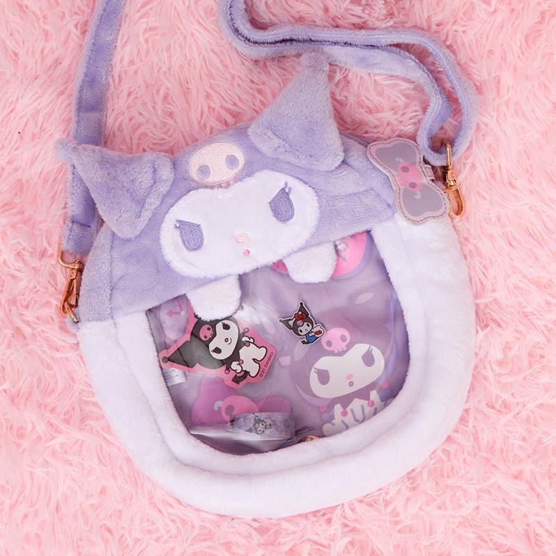Sanrio Kuromi Plush Bags Crossbody Bag  USA |  LTEWV-3890
