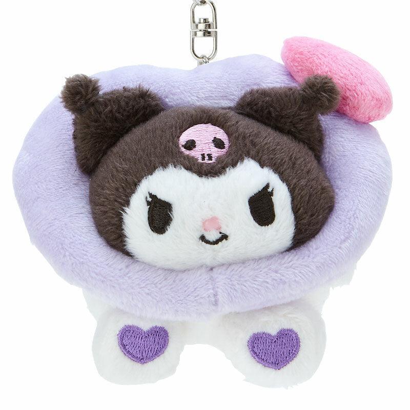 Sanrio Kuromi Plush Mascot (Big Heart Series) Accessories Keychain  USA |  UDQMV-9032