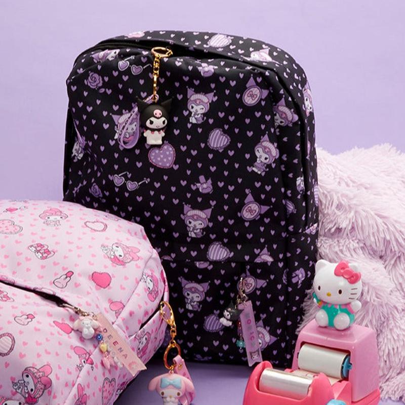 Sanrio Kuromi Sleepover All-Over Print Sanrio Characters Backpack  USA |  QPCJX-5612