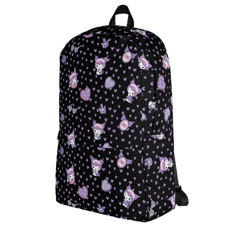 Sanrio Kuromi Sleepover All-Over Print Sanrio Characters Backpack  USA |  QPCJX-5612