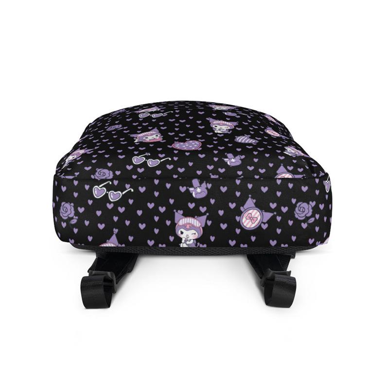 Sanrio Kuromi Sleepover All-Over Print Sanrio Characters Backpack  USA |  QPCJX-5612