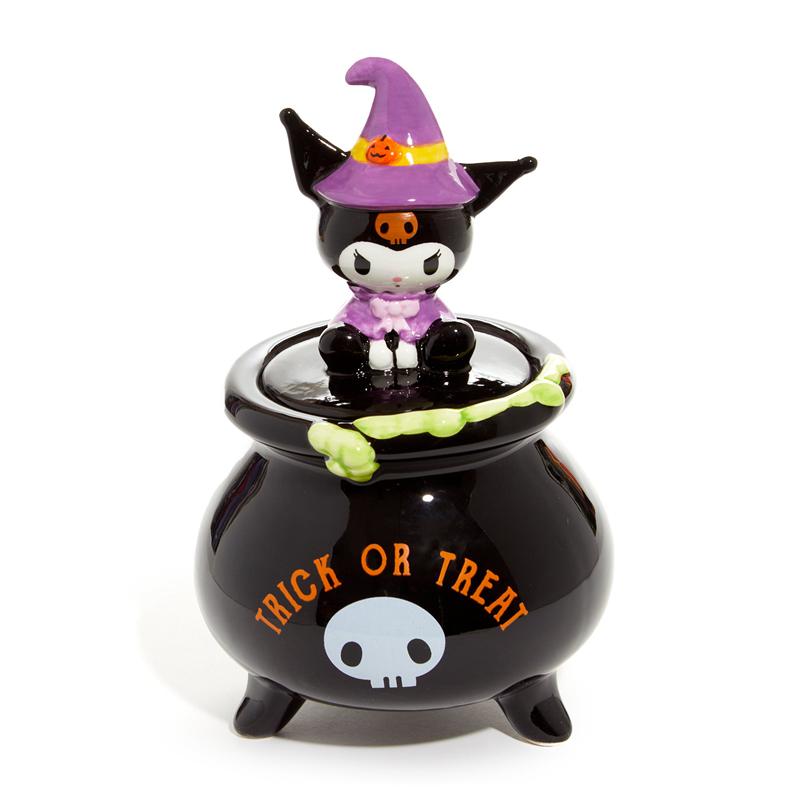 Sanrio Kuromi Witch Lidded Ceramic Candy Bowl Sanrio Characters Bowl  USA |  FGNPI-8479