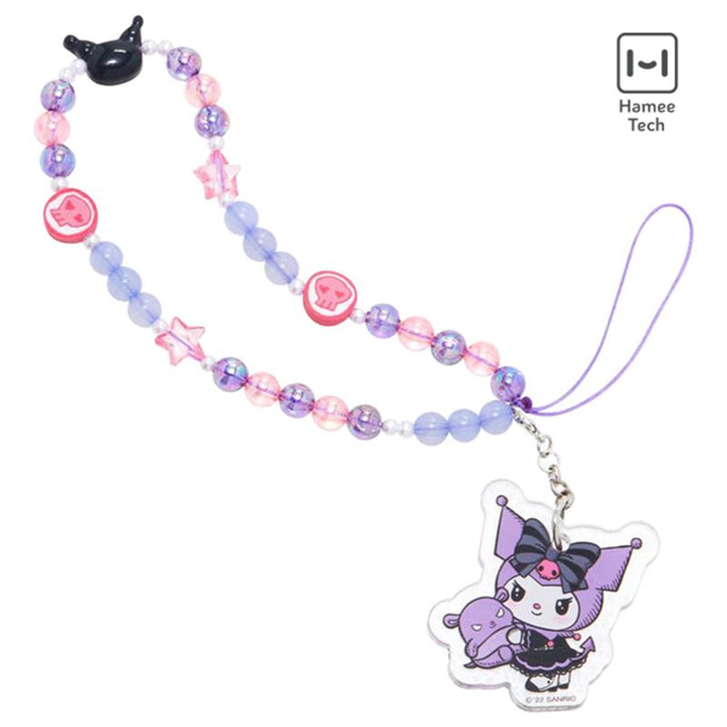 Sanrio Kuromi - Lolita Version Beaded Charm Mobile Phone Accessories Wrist Straps  USA |  JNXAD-0784