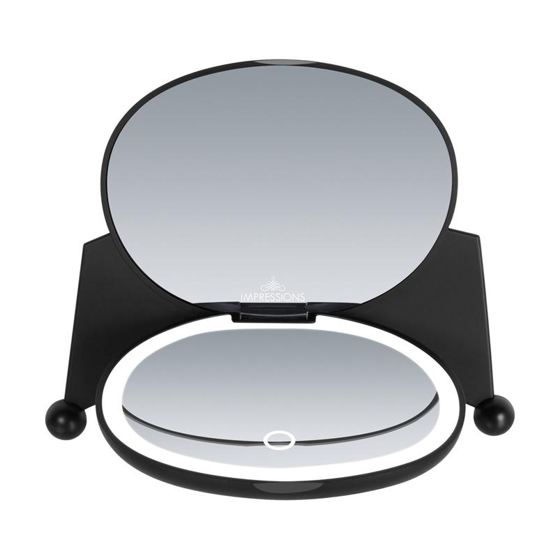 Sanrio Kuromi x Impressions Vanity LED Compact Sanrio Characters Mirror  USA |  TKABG-0834