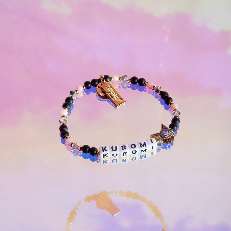 Sanrio Kuromi x Little Words Project Beaded Accessories Bracelet  USA |  GHCQW-1530