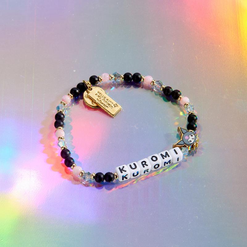 Sanrio Kuromi x Little Words Project Beaded Accessories Bracelet  USA |  GHCQW-1530