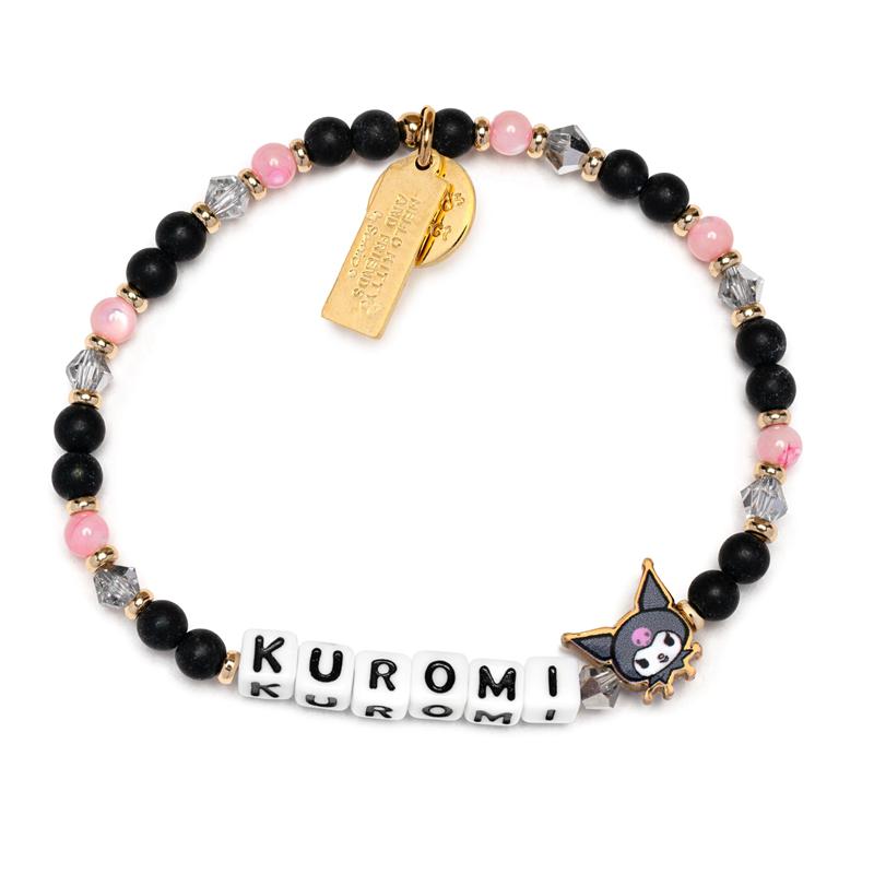 Sanrio Kuromi x Little Words Project Beaded Accessories Bracelet  USA |  GHCQW-1530