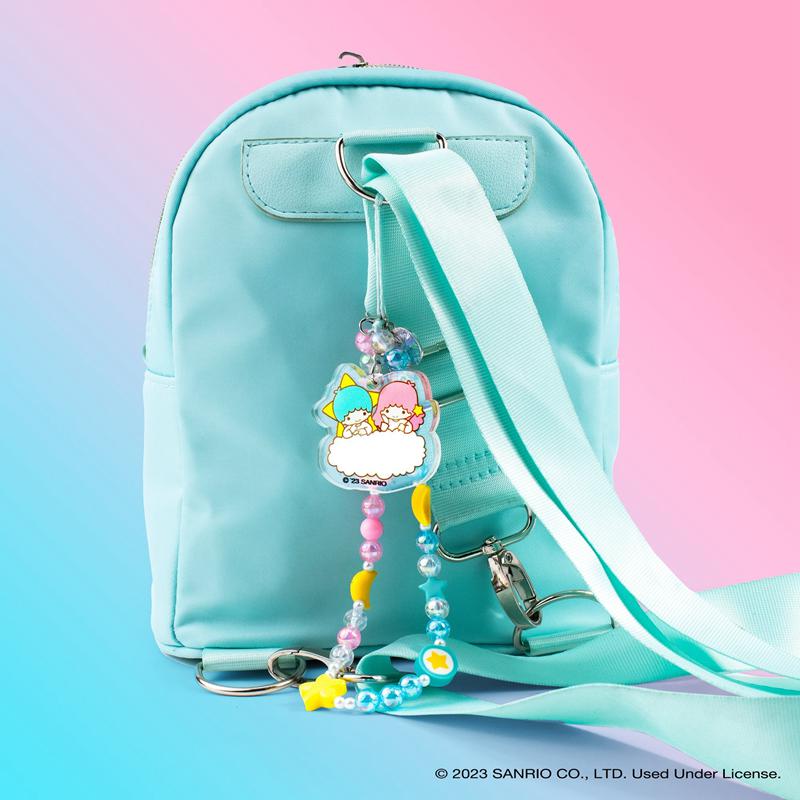 Sanrio LittleTwinStars Beaded Charm Mobile Phone Sanrio Characters Wrist Straps  USA |  NLOWE-1294