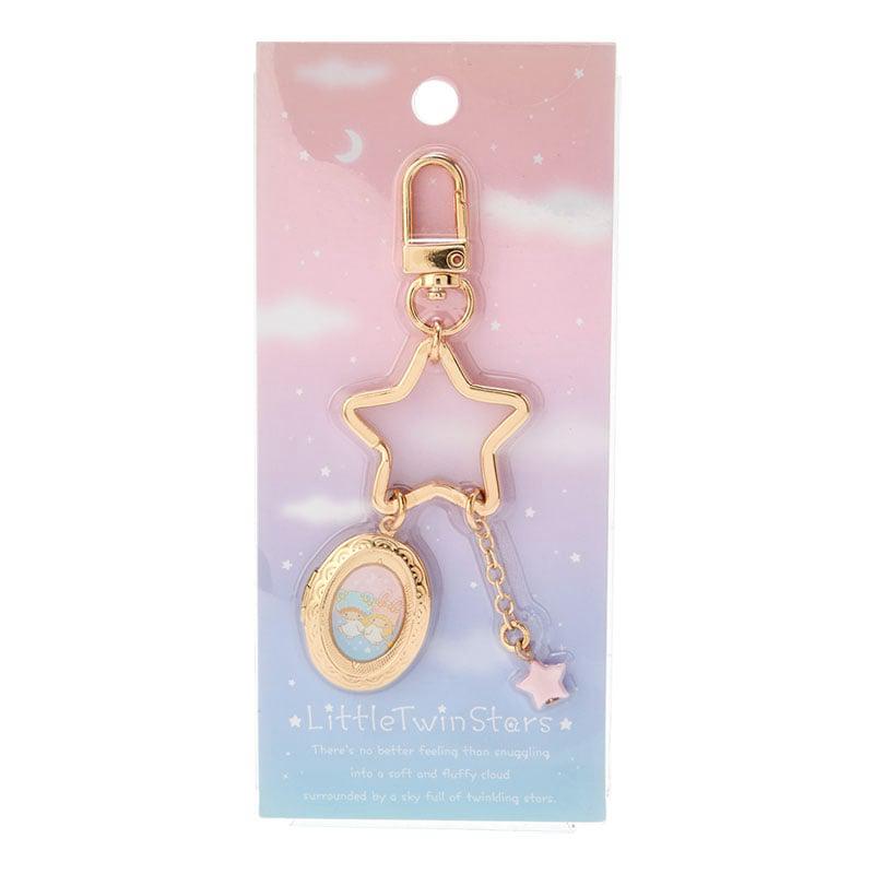 Sanrio LittleTwinStars Locket (Fluffy Cloud Series) Sanrio Characters Keychain  USA |  STCJN-7402