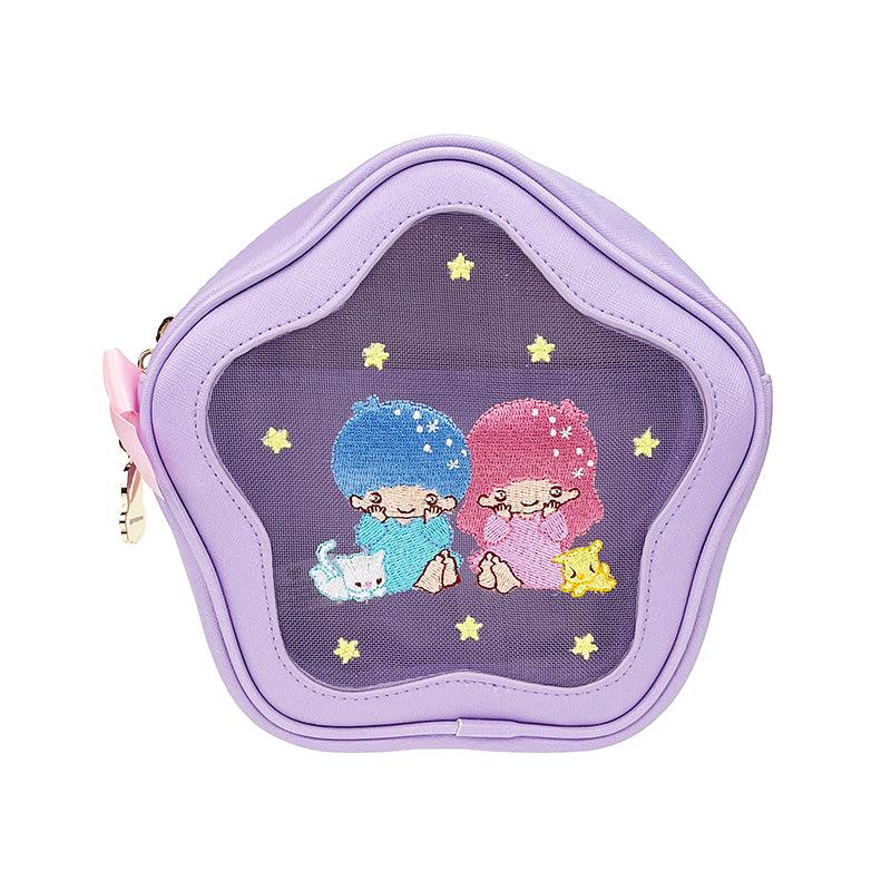 Sanrio LittleTwinStars Mesh Zipper (Furry Friends Series) Bags Pouch  USA |  WEZMA-6137