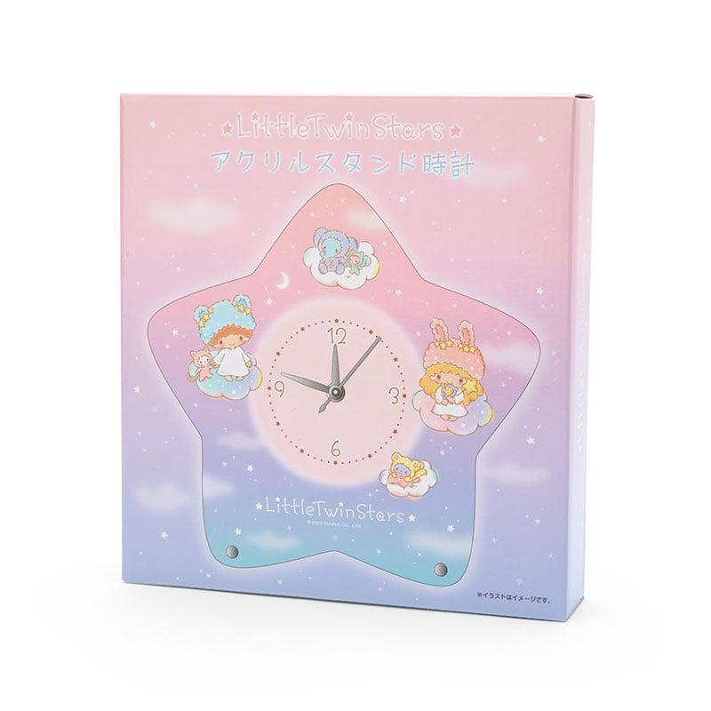 Sanrio LittleTwinStars Standing (Fluffy Cloud Series) Sanrio Characters Clock  USA |  BSJUO-2914