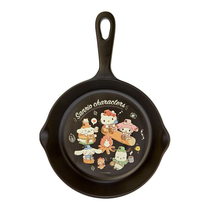 Sanrio Melamine Skillet (Cute Camp Series) Sanrio Characters Plate  USA |  ANUTI-6102